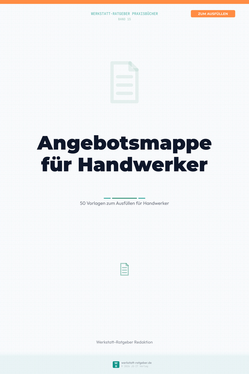 Angebotsmappe für Handwerker — Professionelle Angebote erstellen