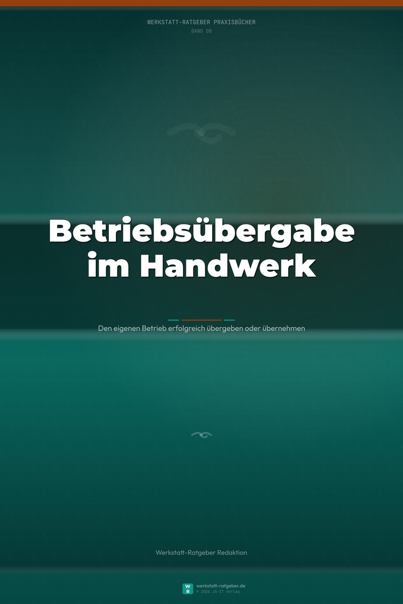 Betriebsübergabe im Handwerk — Nachfolge planen, Wert erhalten